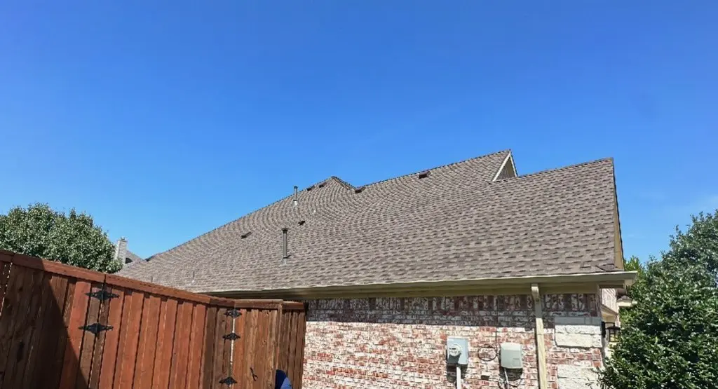 Completed roof replacement project in Troy